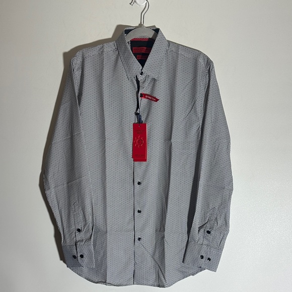 Elegant Black and White Men's Shirt